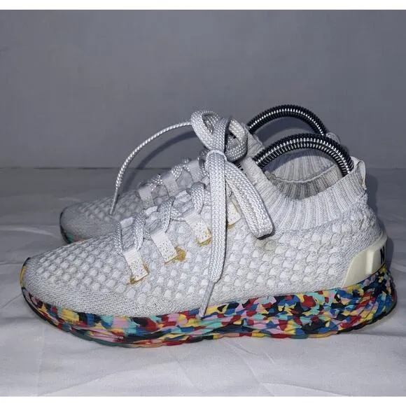 Nobull Shoes Men Size 7 Women Size 8.5 White Wild All Day Knit Running Sneakers