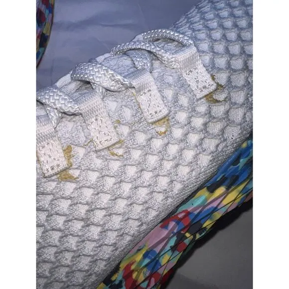 Nobull Shoes Men Size 7 Women Size 8.5 White Wild All Day Knit Running Sneakers