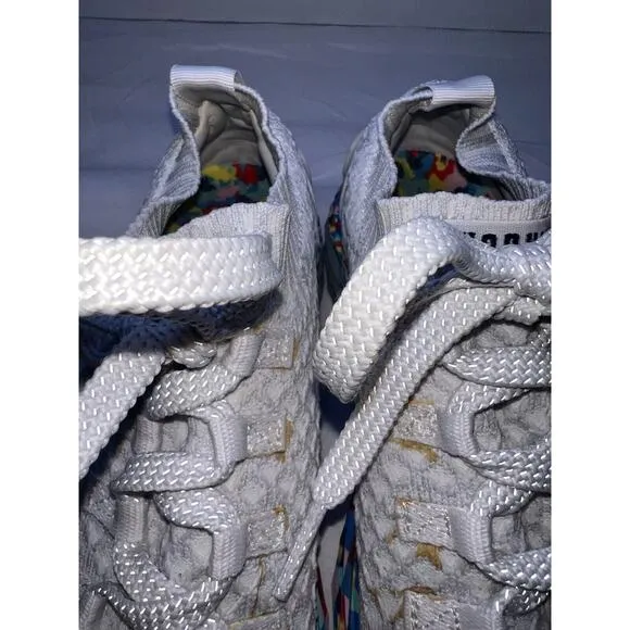 Nobull Shoes Men Size 7 Women Size 8.5 White Wild All Day Knit Running Sneakers