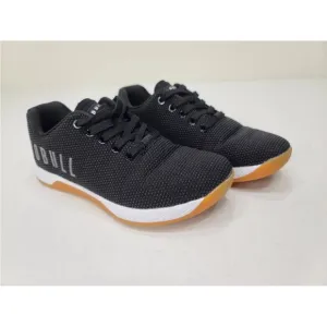 NOBULL Shoes SuperFabric Trainer Lace Up Shoes Black White Gum Size 6.5 …