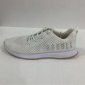 Nobull Shoes Unisex Mens 13 Womens 14.5 White Mesh Logo Running Athletic Lace Up