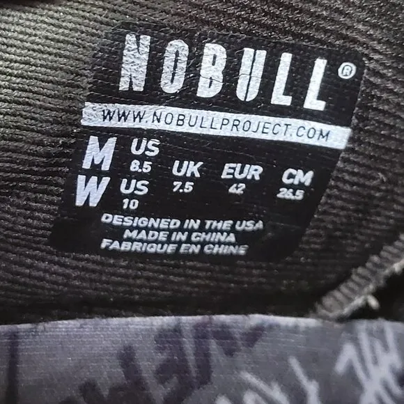 NOBULL Superfabric “Artists For Humanity” Training Shoes Boston 8.5 M / 10 W