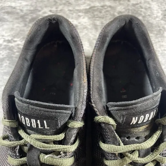 Nobull Trainer Shoes Mens 8 Brown Camo Low Top Lace Up Training Athletic