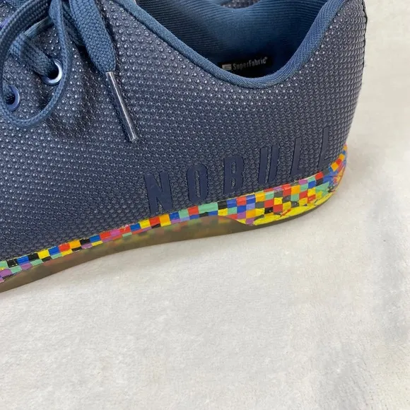 NoBull Training Shoes SuperFabric CrossFit Sneakers Multi Color Sole US 10.5