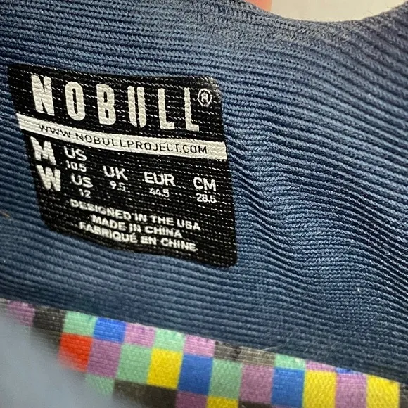 NoBull Training Shoes SuperFabric CrossFit Sneakers Multi Color Sole US 10.5
