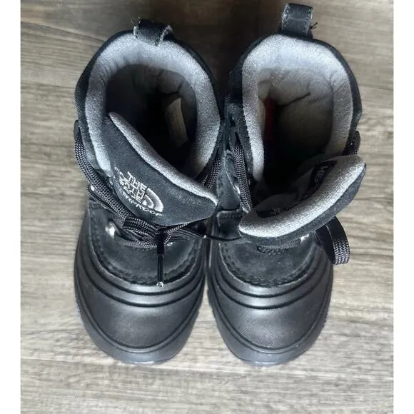NORTH FACE CHILLKAT HEAT SEEKER BLACK LEATHER GRY WATERPROOF WINTER SNOW BOOT 11