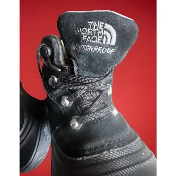 NORTH FACE CHILLKAT HEAT SEEKER BLACK LEATHER GRY WATERPROOF WINTER SNOW BOOT 11