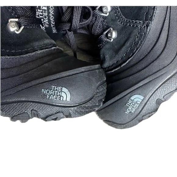 NORTH FACE CHILLKAT HEAT SEEKER BLACK LEATHER GRY WATERPROOF WINTER SNOW BOOT 11