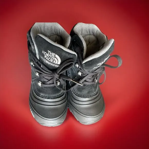 NORTH FACE CHILLKAT HEAT SEEKER BLACK LEATHER GRY WATERPROOF WINTER SNOW BOOT 11