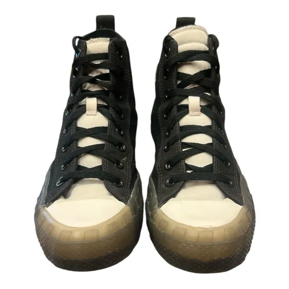 NOT A CHUCK Black &amp; White Lace Converse Sneakers SZ 8 Men’s/10 Women