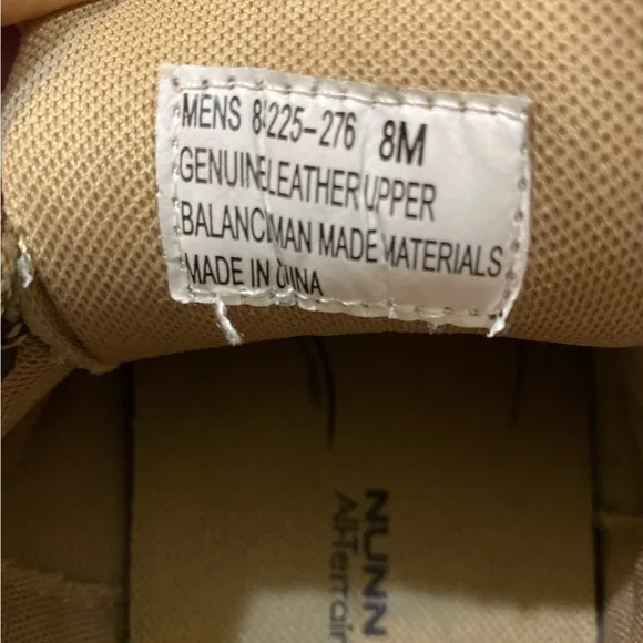 Nunn Bush Shoes Men's 8M Parkside All Terrain Sneakers 84225-276 Brown Leather