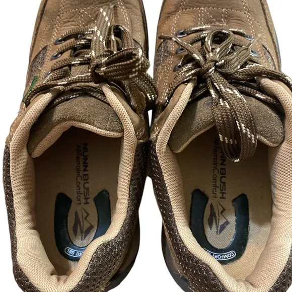 Nunn Bush Shoes Men's 8M Parkside All Terrain Sneakers 84225-276 Brown Leather