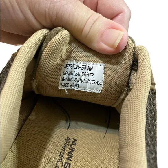 Nunn Bush Shoes Men's 8M Parkside All Terrain Sneakers 84225-276 Brown Leather