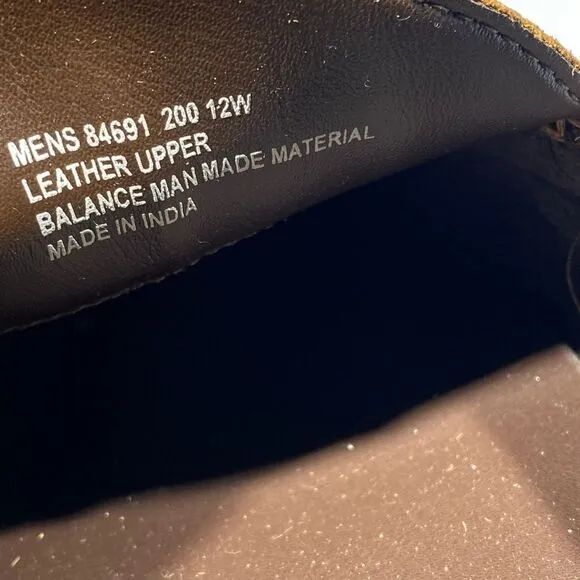 NUNN BUSH Noah Men's Loafer Style Shoes Sz 12 W Brown  Comfort Gel Leather 84691