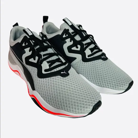 NWB Puma Zone Xt Mens Running Shoes Color: High Rise/Lava Blast Size 12