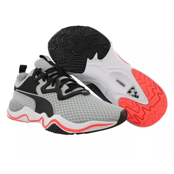 NWB Puma Zone Xt Mens Running Shoes Color: High Rise/Lava Blast Size 12