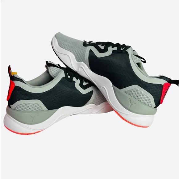 NWB Puma Zone Xt Mens Running Shoes Color: High Rise/Lava Blast Size 12