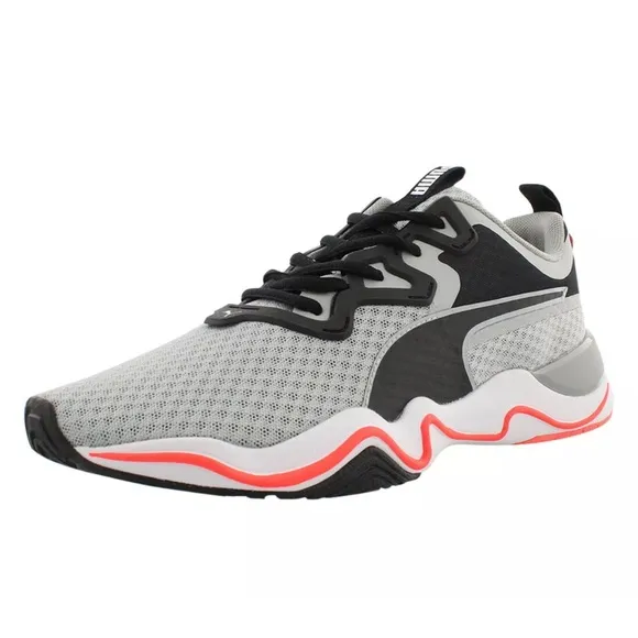 NWB Puma Zone Xt Mens Running Shoes Color: High Rise/Lava Blast Size 12