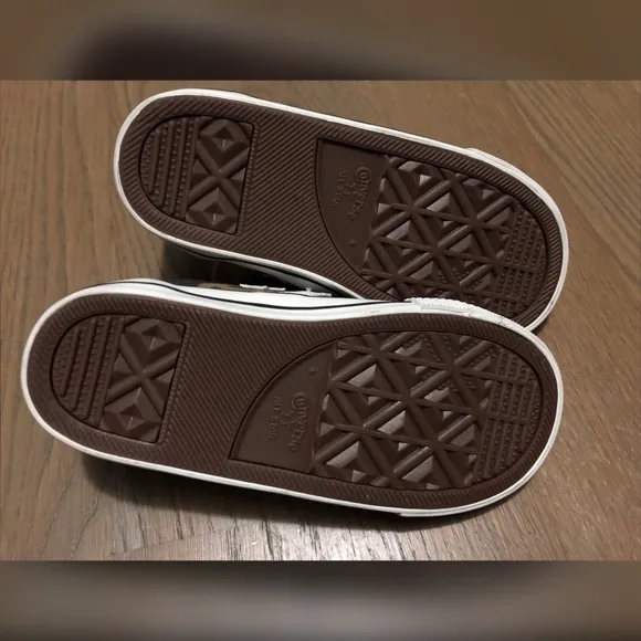 NWOB Converse All Star Army Fatigue Velcro Shoes