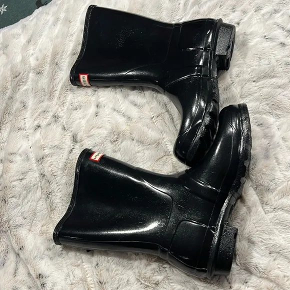 NWOB Hunter Original Short Gloss Rain Boots Sz-7