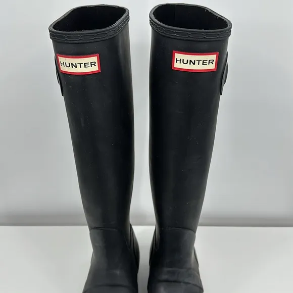 NWOB Hunter Original Tall Rain Boots Sz 8/Black