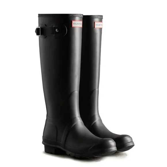 NWOB Hunter Original Tall Rain Boots Sz 8/Black