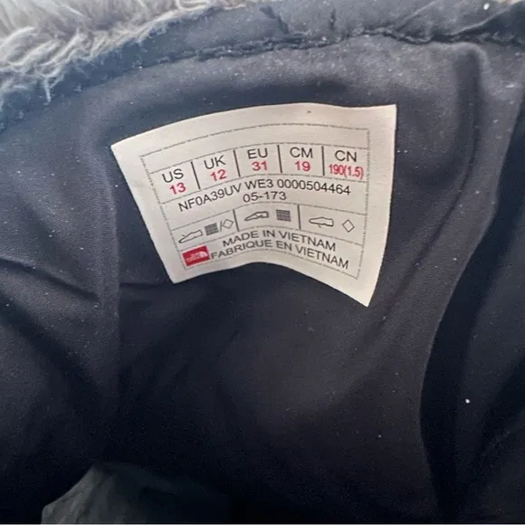 NWOB THE NORTH FACE AMORE II BROWN INSULATED BOOTS SIZE 13