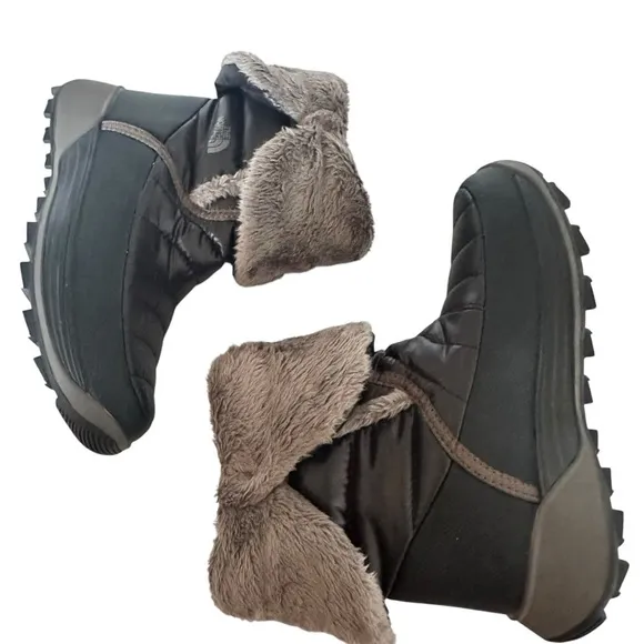 NWOB THE NORTH FACE AMORE II BROWN INSULATED BOOTS SIZE 13