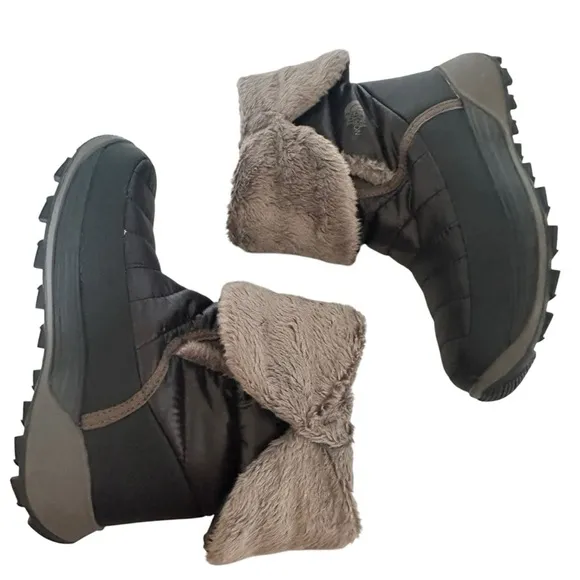 NWOB THE NORTH FACE AMORE II BROWN INSULATED BOOTS SIZE 13