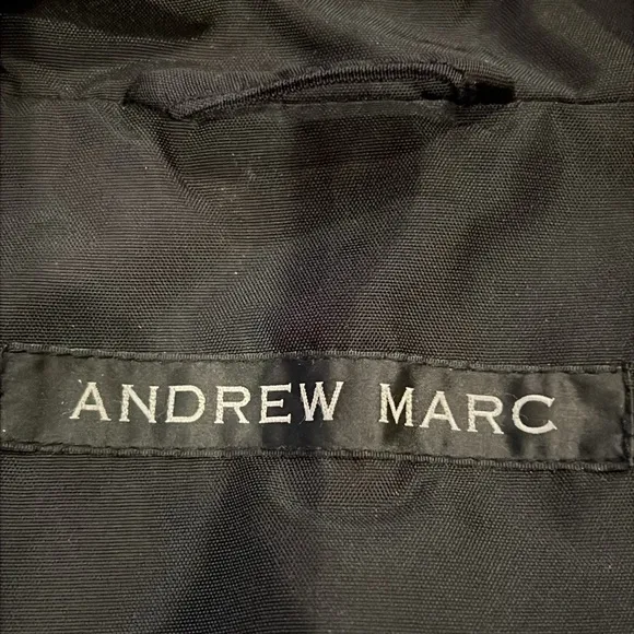 NWOT Beautiful Andrew Marc Genuine Mink Trimmed Coat Size M
