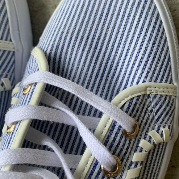 NWOT Jack Rogers Blue and White Canvas tennis shoes, sneakers