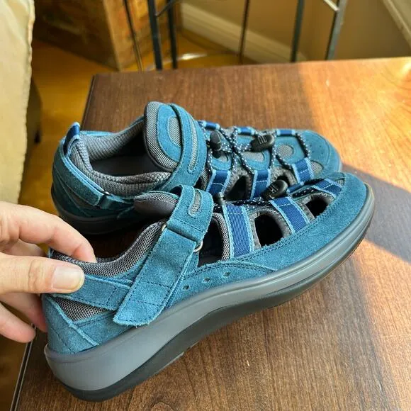 NWOT OrthoFeet Naples Comfort Shoes Blue Womens Size 6