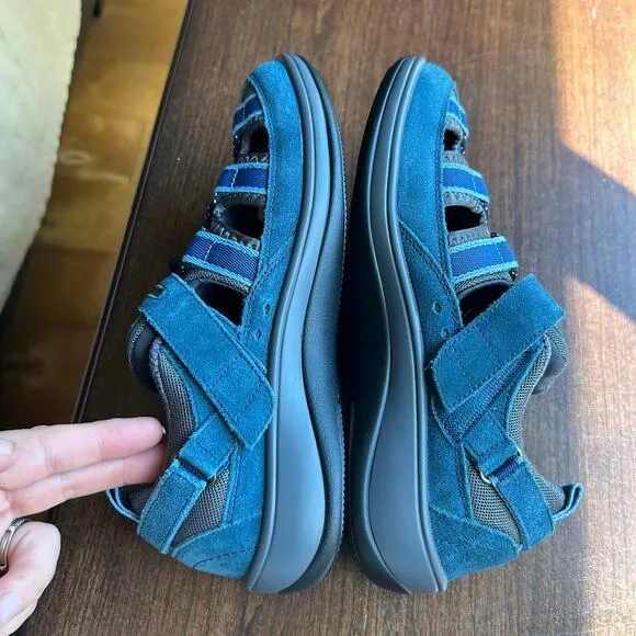 NWOT OrthoFeet Naples Comfort Shoes Blue Womens Size 6