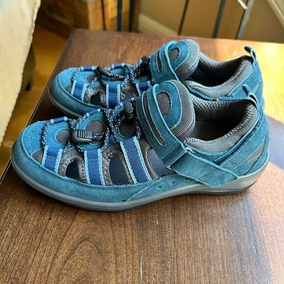 NWOT OrthoFeet Naples Comfort Shoes Blue Womens Size 6