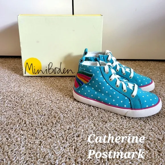 ♥️NWT❤️ BODEN GIRLS CHARECTER HIGHTOP SNEAKERS
