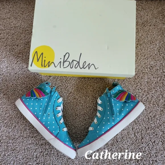 ♥️NWT❤️ BODEN GIRLS CHARECTER HIGHTOP SNEAKERS