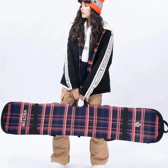 NWT crackling fire plaid BIB - black waterproof ski snowboard insulated overalls