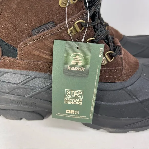 NWT KAMIK Men’s Fargo Waterproof Insulated Boots Size US 10 EU 43
