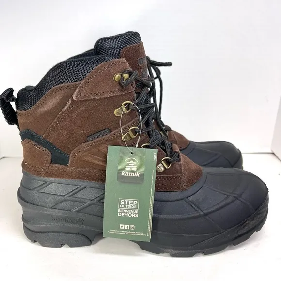 NWT KAMIK Men’s Fargo Waterproof Insulated Boots Size US 10 EU 43