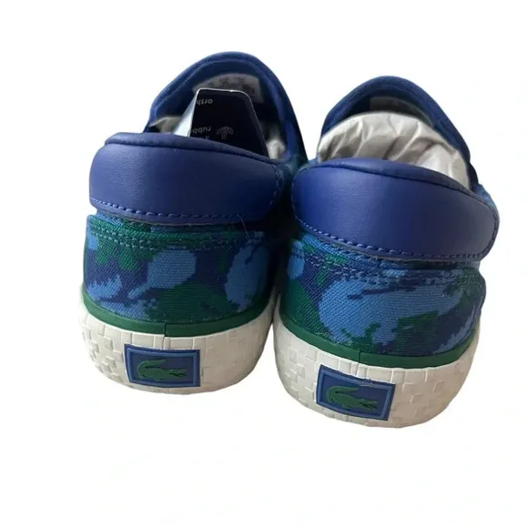 NWT Lacoste x Minecraft Canvas Slip On Shoes size c12