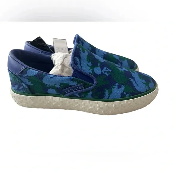 NWT Lacoste x Minecraft Canvas Slip On Shoes size c12