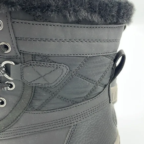 NWT Pajar Karley Snow Boots Womens 37 US 6-6.5 Black Insulated Winter Waterproof