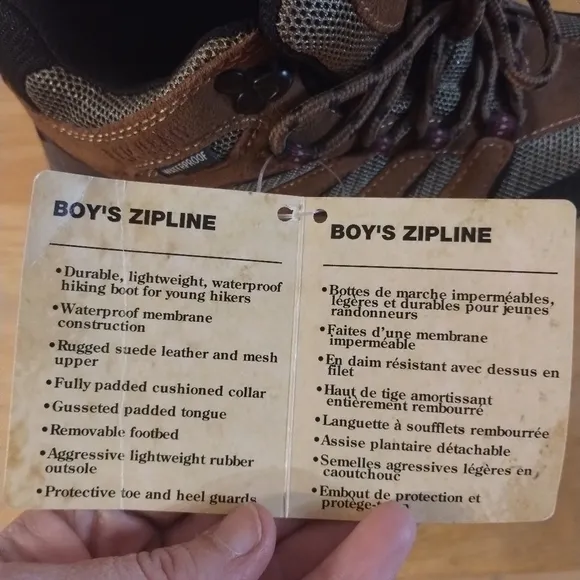 NWT RedHead Zipline Waterproof Hiking Boots for Kids size 3M ❤️