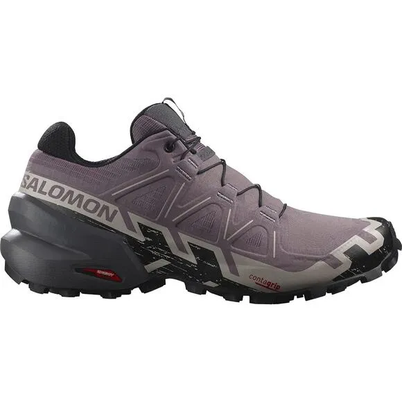 NWT  Salomon Women Trail Running Shoes - Moonscape/Black, Size 9.5