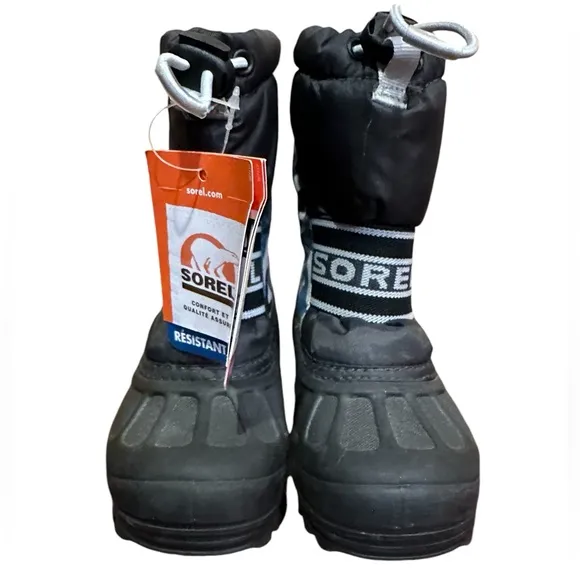 NWT Sorel CUB Winter Snow Rain Sled School Boots Little Kids Size 9 Blue Camo