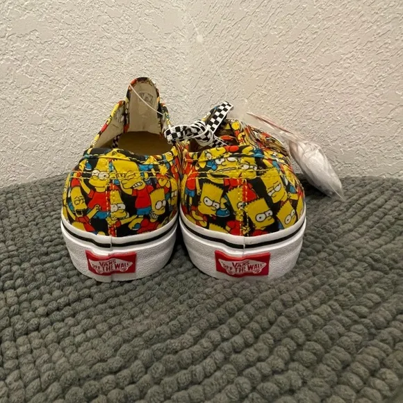 NWT The Simpsons/Vans Off The Wall Bart Simpson Edition Shoes