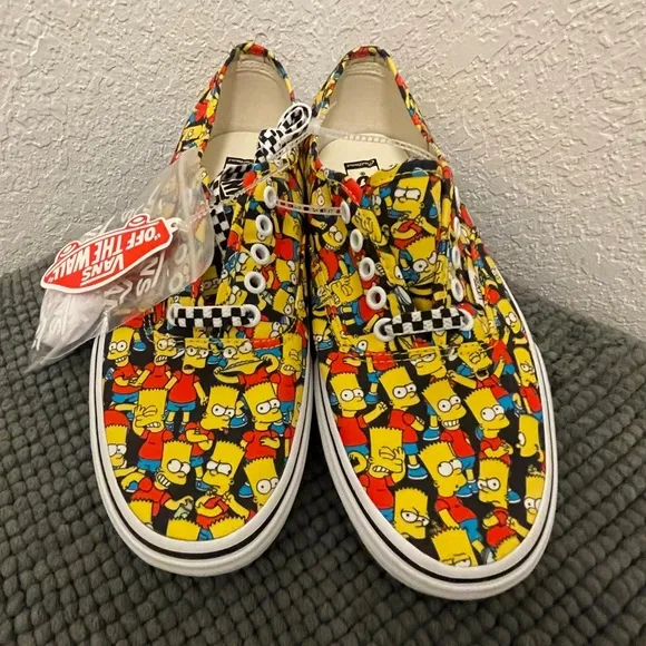 NWT The Simpsons/Vans Off The Wall Bart Simpson Edition Shoes