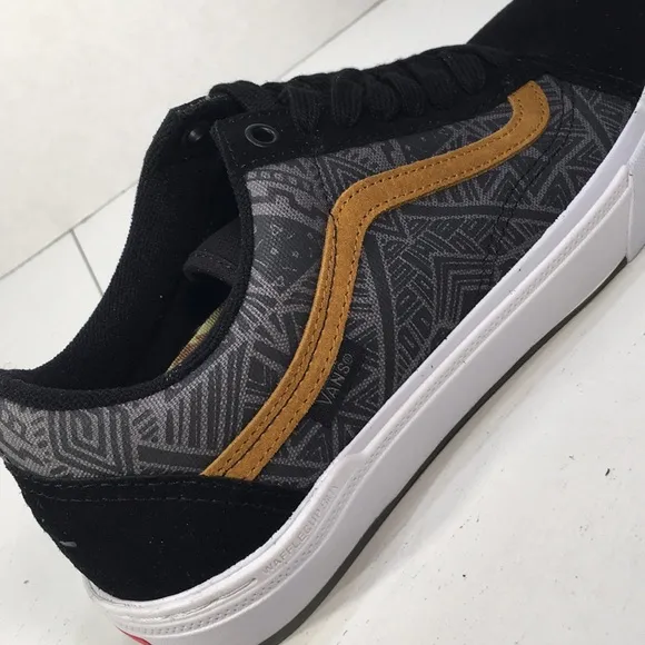 NWT Vans BMX Old Skool Skateboard Shoes Black/Golden Brown Men’s 8 Women’s 9.5