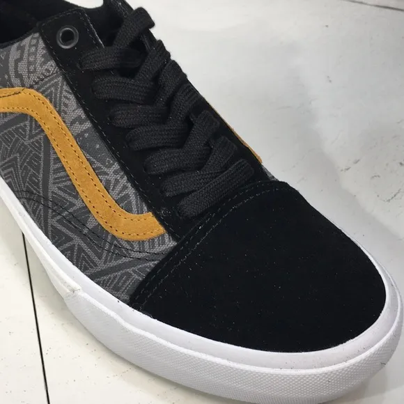 NWT Vans BMX Old Skool Skateboard Shoes Black/Golden Brown Men’s 8 Women’s 9.5
