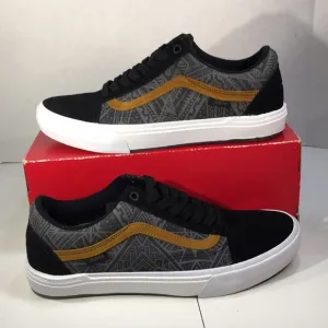 NWT Vans BMX Old Skool Skateboard Shoes Black/Golden Brown Men’s 8 Women’s 9.5